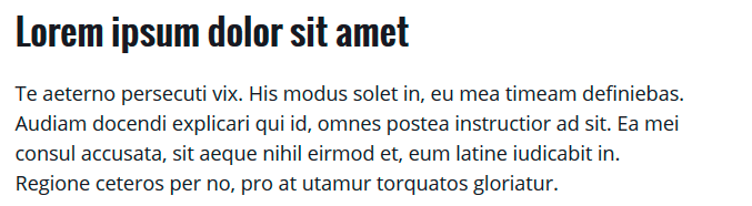 Google Fonts: Oswald / Open Sans